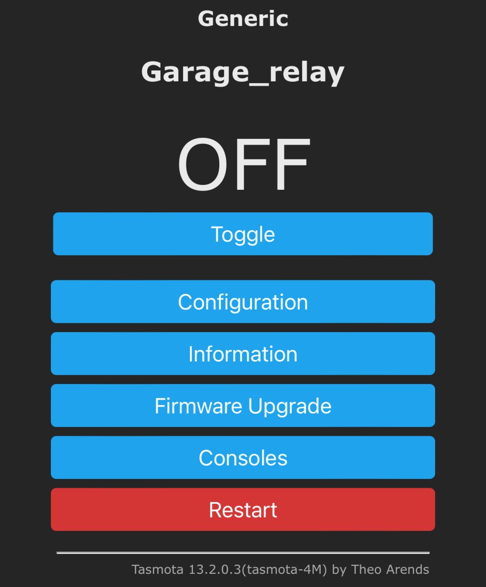 Tasmota Breathes IoT Life Into DecadesOld Garage Door Opener